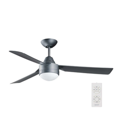BAYSIDE 531017 - Plafonski ventilator MEGARA 2xE14/15W/230V antracit + daljinski upravljač