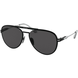 Prada PR54ZS 1BO5S0 ONE SIZE (57) Črna/Siva