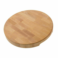 BEECHWOOD CUTTING BOARD W/SLICES DIAM 35