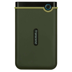 Transcend TS1TSJ25M3G External HDD 1 TB Slim form factor, M3G, USB 3.1, 2.5, Anti-shock system, Backup software, 185g, Military Green (Slim