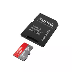 SanDisk microSDXC kartica 64 GB SanDisk Ultra™ Photo Class 10, UHS-I Standard izvedbe A1, Uklj. SD-adapter, Uklj. Android softver