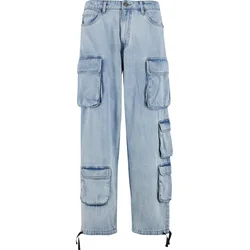 Urban Classics Kargo kavbojke moder denim