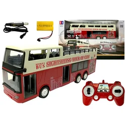 slomart DOUBLE E Dvop????ni avtobus na daljinsko upravljanje R/C 2.4G 1:18