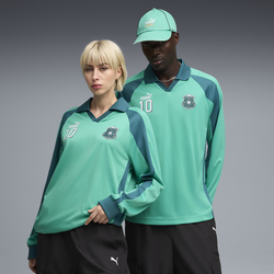 FUTURE.PUMA.ARCHIVE T7 Drill Jersey Unisex, Clothing, Vibrant Green, M