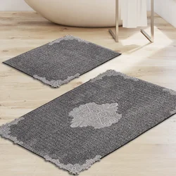 Lessentiel Maison Set 2 prostirke za kupatilo Antracit