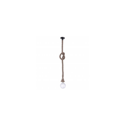 Leuchten Direkt 15481-18 - Luster na užetu ROPE 1xE27/60W/230V
