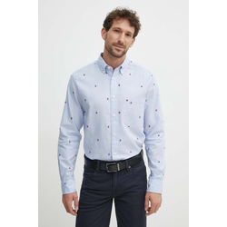 Pamučna košulja Tommy Hilfiger za muškarce, regular, s button-down ovratnikom, MW0MW34608