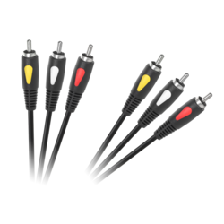CABLETECH RCA povezovalni kabel 3x - RCA 3x, 1m Eco-line
