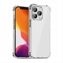 Silikonska futrola s ojačanim rubovima za Apple iPhone 11 Pro - Prozirna KP23586