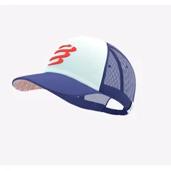 Compressport Kapa S Šiltom Trucker Orient Blue