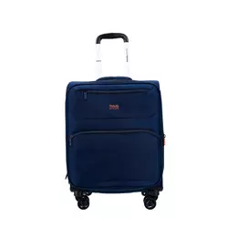 Kabinski kovček TRAVEL AND MORE - moder, 40 l