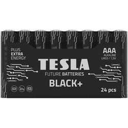 Tesla Batteries - 24 kom alkalne baterije AAA BLACK+ 1,5V 1200 mAh