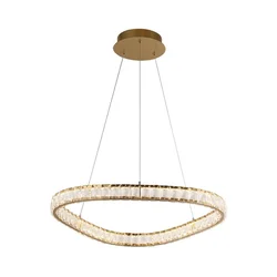 LUXERA 46151 - LED luster na sajli MIST LED/43W/230V 4000K zlatna