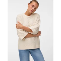 VERO MODA Pulover VMPAULA ecru