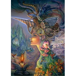 Grafika - Puzzle Josephine Wall: Moja dama samorog III - 1 000 kosov