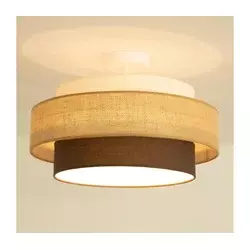 Brilagi - Plafonski luster RESNA 1xE27/60W/230V prečnik 40 cm bež/crna