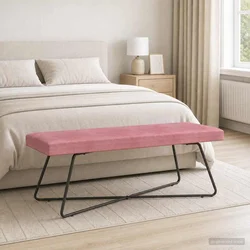 klop Roza 110 x 40 x 45 cm Žamet