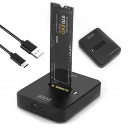 PRIKLOPNA POSTAJA ADAPTER SSD M.2 SATA USB-C 3.2 10 Gbit/s