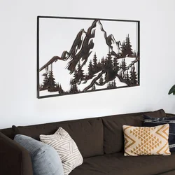 Rustic Mountain VNT017 vintage dekorativni metalni zidni dodatak