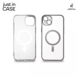 2u1 Extra case MAG MIX paket SREBRNI za iPhone 14 Plus