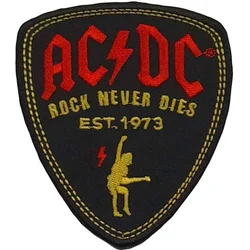 AC/DC Plectrum Iron-On Patch