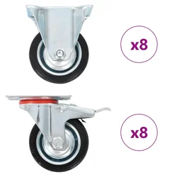 vidaXL vidaXL Kolesa 16 kosov 75 mm, (5000285882)