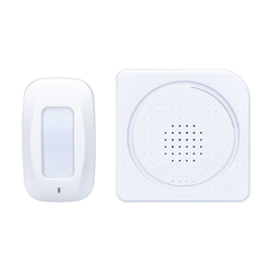 Solight 1D21 - Alarm 230V sa bežičnim detektorom pokreta 3xAAA/5V bela