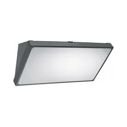 LED spoljašnje zidno svetlo sa senzorom LED/20W/230V IP65 siva