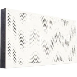 Mega Acoustic FiberPRO120 Sinus White/Black Absorbent leseni panel