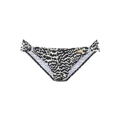 LASCANA Bikini hlačke črna/bela
