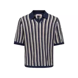 Only & Sons Pulover ONSTHUE  temno modra / lila / off-bela