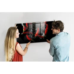 tulup.si Magnetna tabla Paprike v vodi 120x60 cm