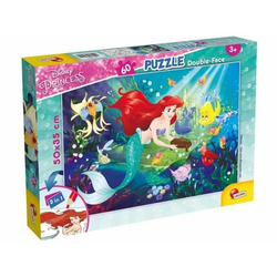LISCIANI Puzzle Mala Sirena 2u1 složi I oboji 60 delova