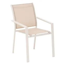 Stolica baštenska essentia aluminijum bež hesperide
