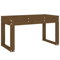 Vrtna klupa boja meda 80 x 38 x 45 cm od masivne borovine