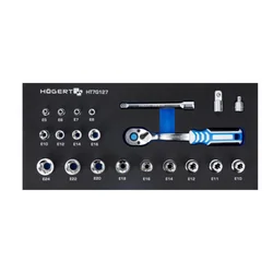 Hogert technik organizator eva set alata sa čegrtaljkom 3/8 22 kom ( HT7G127 )