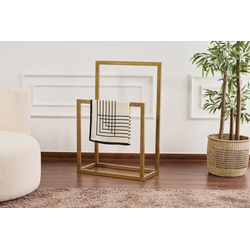 Hanah Home Stalak za garderobu Ged-032-A, 25x60x90 cm, Zlatne boje