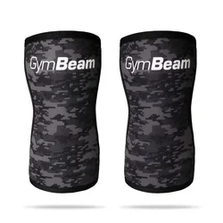 GymBeam Neoprenske bandaže za koleno Conquer Camo