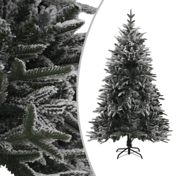 Umjetno božićno drvce sa snijegom zeleno 150 cm PVC i PE