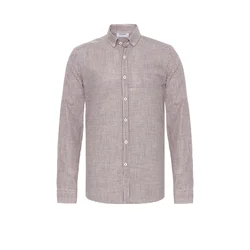 Moxx Paris Srajca  temno rjava / bela