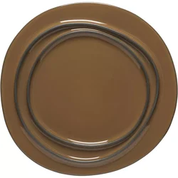 Plitev krožnik Costa Nova Ambar, okrogel, karamela, premer: 281 mm