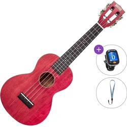 Mahalo ML2CR Basic SET Cherry Red Koncertne ukulele