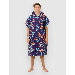 After Tech Pocket Surf Poncho neon