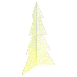 Božićno drvce s 240 LED svjetlima Topla bijela 180 cm Akril