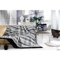 Aberto Design Ćebe Erica, Belo-crno