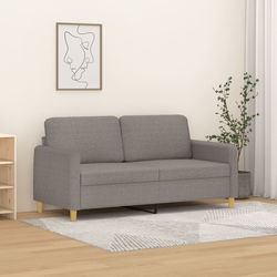 vidaXL Dvosed taupe 140 cm blago
