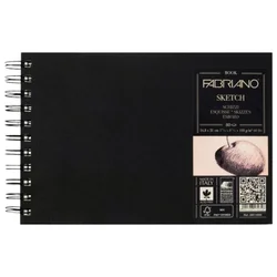 Blok sketch book spirala 21x14,8cm 80L 110g Fabriano