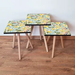 HANAH HOME Set 3 stočića 3Shp201 Multicolor