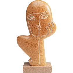KARE Ukrasna figura Thought, 27cm, Braon