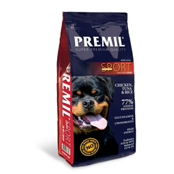 Premil Super Sport - granule 25/20 - hrana za aktivne i radne pse 1kg
